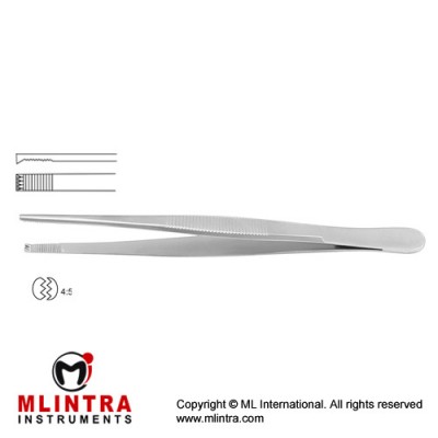 Adlerkreutz Dissecting Forceps 4 x 5 Teeth Stainless Steel, 20 cm - 8"